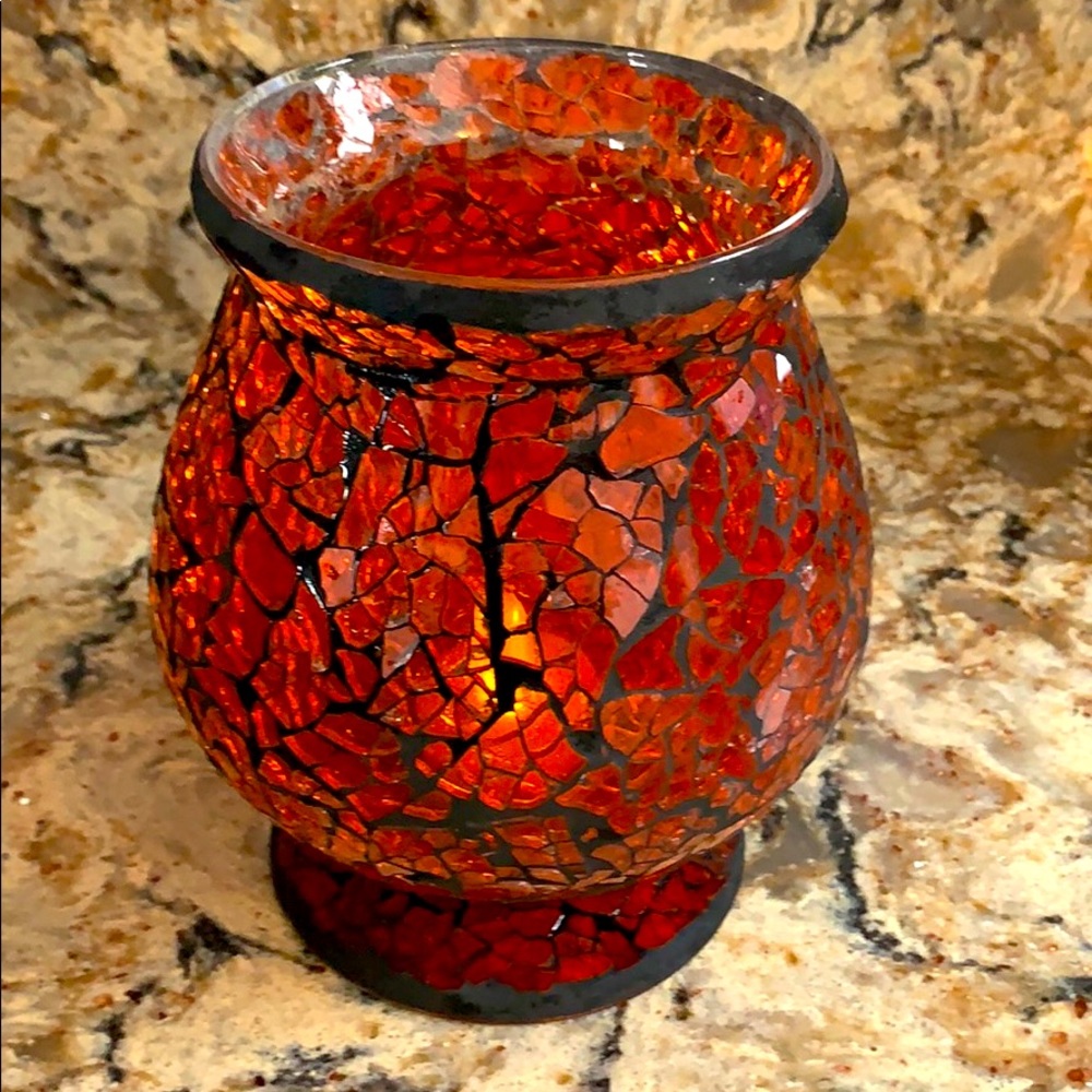 Glass Decorative Candle Holder